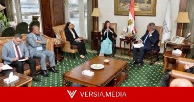 رئيس الأعلى للإعلام يبحث مع وفد اليونسكو تطوير الإعلام وحماية التراث المرئى