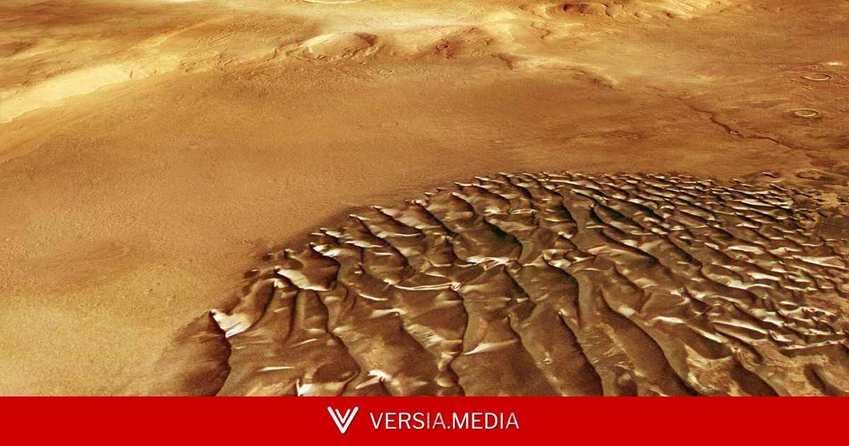 صور مذهلة لأمواج معدنية على المريخ بواسطة مسبار مارس إكسبرس