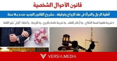 أهلية الرجل والمرأة فى عقد الزواج وتوثيقه بمشروع قانون الأحوال الشخصية الجديد