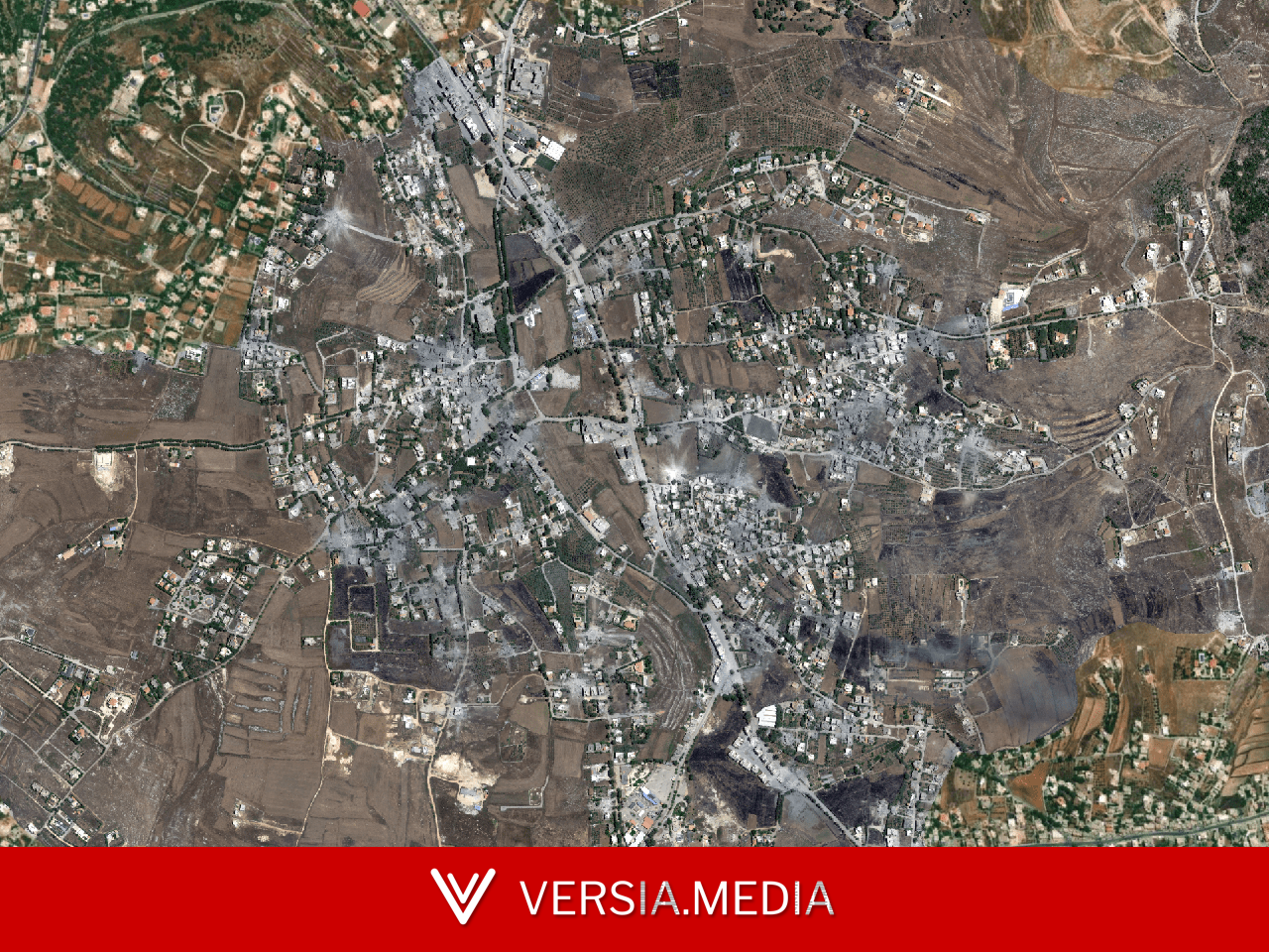 ما الذي جرى حول تلة علي الطاهر بلبنان؟ صور فضائية تكشف آثار الضربات